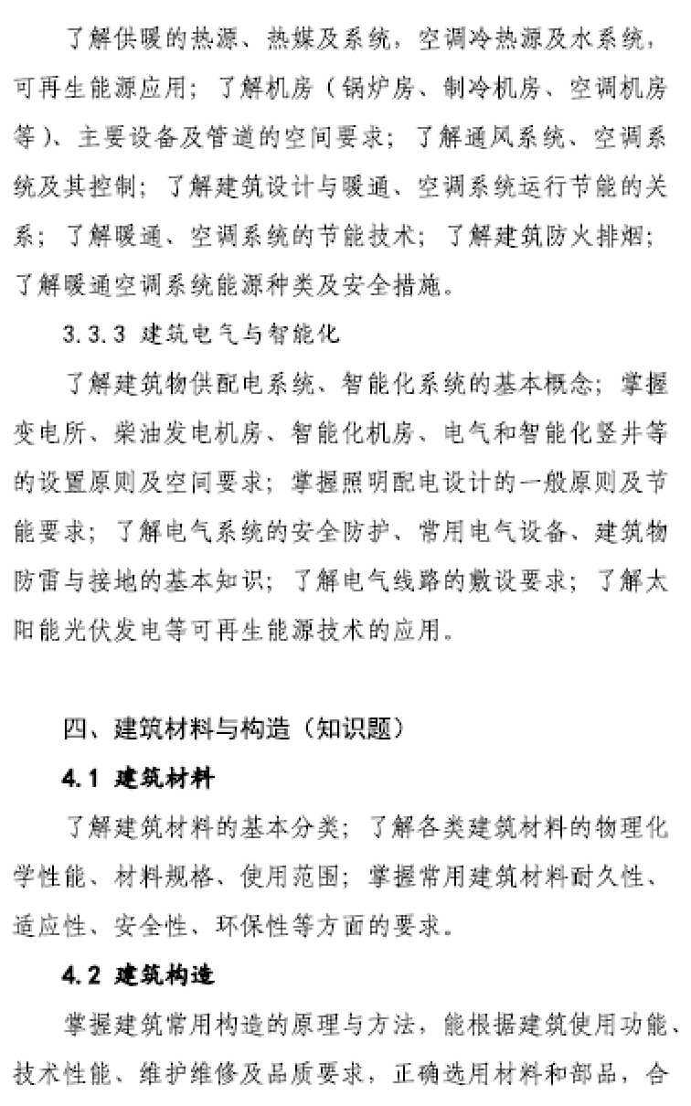 大事件！9門變6門！一級注冊建筑師考試大綱（21版）發(fā)布，2023年執(zhí)行！