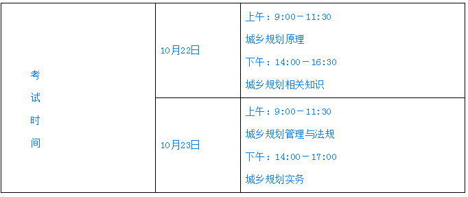 重要通知??！注冊(cè)城鄉(xiāng)規(guī)劃師——10月考試時(shí)間確定